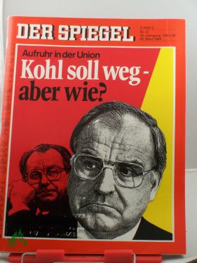 Bild des Verkufers fr 12/1989, 20. Mrz, Kohl soll weg aber wie zum Verkauf von Antiquariat Artemis Lorenz & Lorenz GbR