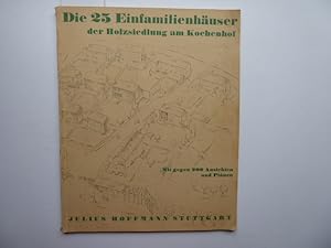 Die 25 Einfamilienhäuser der Holzsiedlung am Kochenhof. Errichtet in zeitgemäßen Holzbauweisen al...