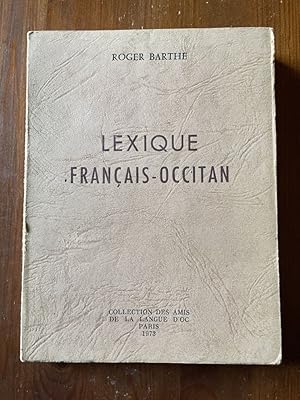 Seller image for Lexique franais-occitan for sale by Librairie des Possibles