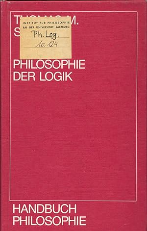 Imagen del vendedor de Philosophie der Logik a la venta por avelibro OHG