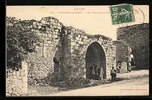 Carte postale Capdenac-le-Haut, Les vieux Remparts