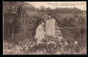 Carte postale Duravel, Le Monument aux Morts 1914-1918