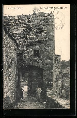 Carte postale Capdenac-le-Haut, Porte des Remparts