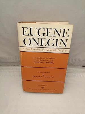 Seller image for Eugene Onegin. A Novel in Verse, Vol. 2: Commentary. One to five (Hardcover, revised edition) for sale by Libros Angulo