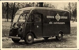 Ansichtskarte / Postkarte Cadi Cantinewagen, Koninklijke Landmacht, afd. Kantinenwagen, Transport