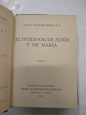 Seller image for El interior de Jesus y de Maria Tomo II for sale by Libros nicos