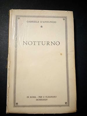 Seller image for D'Annunzio Gabriele. Notturno. L'Oleandro. 1934 for sale by Amarcord libri