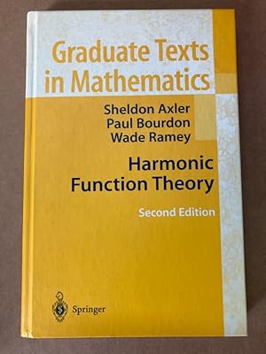 Seller image for Harmonic Function Theory. Second Edition. for sale by Plurabelle Books Ltd