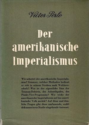 Bild des Verkufers fr Der amerikanische Imperialismus. zum Verkauf von nika-books, art & crafts GbR