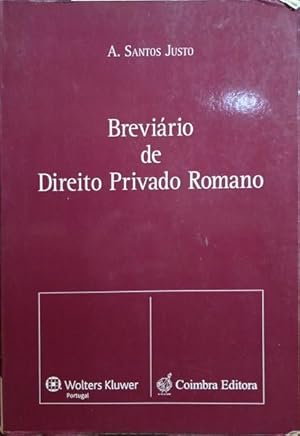 BREVIÁRIO DE DIREITO PRIVADO ROMANO.