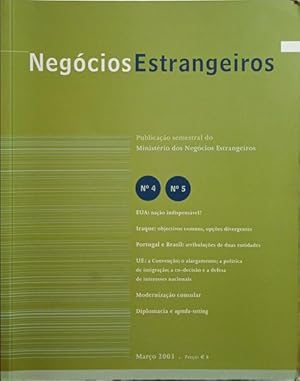 Seller image for NEGCIOS ESTRANGEIROS, N. 4 - N. 5, MARO 2003. for sale by Livraria Castro e Silva