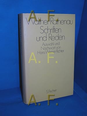 Bild des Verkufers fr Schriften und Reden Ausw. und Nachw. von Hans Werner Richter zum Verkauf von Antiquarische Fundgrube e.U.