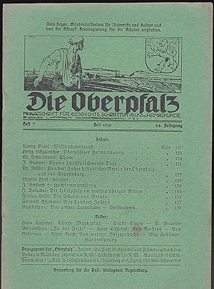 Die Oberpfalz, 24. Jahrgang, 8/9. Heft, August/September 1930