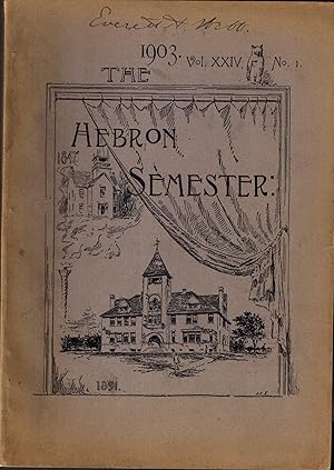 The 1903 Hebron Semester: November 1902. Vol. XXIV. No. 1 (Hebron Academy)