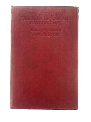 Image du vendeur pour The Austinian Theories of Law and Sovereignty mis en vente par World of Rare Books