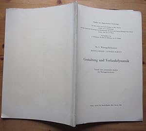 Image du vendeur pour Gestaltung und Verlaufsdynamik. Versuch einer prozessualen Analyse des Warteggzeichentests. Studien zur diagnostischen Psychologie Nr. 1: Wartegg-Zeichentest. mis en vente par Antiquariat Roland Ggler