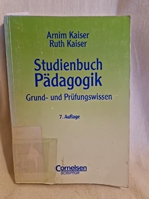 Bild des Verkufers fr Studienbuch Pdagogik: Grund- und Prfungswissen. zum Verkauf von Versandantiquariat Waffel-Schrder