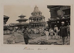 Album with 195 Original Gelatin Photographs of Nepal, Showing the British Legation, Hindu and Bud...