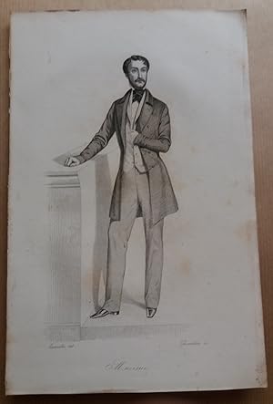 Image du vendeur pour GRAVURE Giuseppe MAZZINI 1849 Lacauchie Thomassin ITALIE mis en vente par CARIOU1