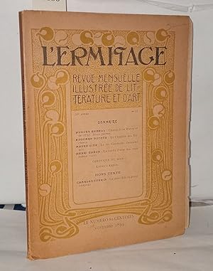 Seller image for L'ermitage revue mensuelle illustre de littrature et d'art ( 10e anne N11 ) for sale by Librairie Albert-Etienne