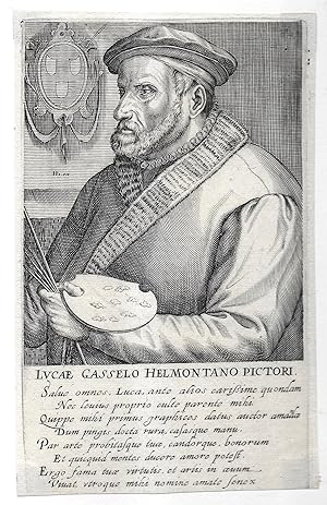 Bild des Verkufers fr Lucae Gasselo Helmontano. Lucas Gassel dit Helmont ( 1500 - 1570) zum Verkauf von Librairie Seigneur