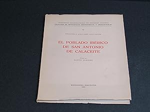 Pallarés Salvador Francisca. El poblando ibérico de San Antonio de Calaceite. Istituto Internazio...