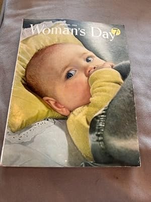 Woman's Day january 1952 framable infant photo on cover on c