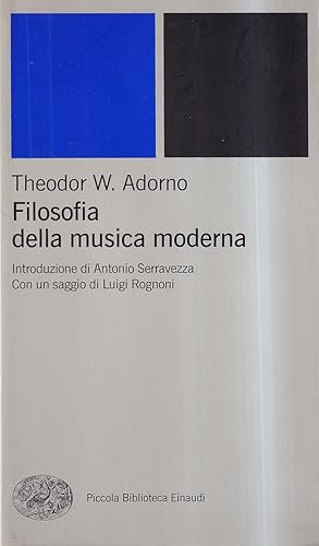 Filosofia della musica moderna