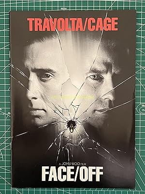 old movie pamphlet:Travolta/cage fACE/OFF