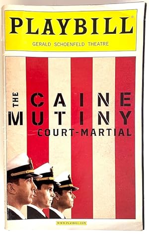 Playbill: The Caine Mutiny Court-Martial (David Schwimmer, Timothy Daly, Zeljko Ivanek on cover)