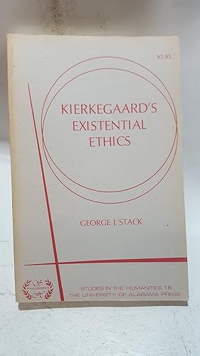 Bild des Verkufers fr Kierkegaard's Existential Ethics zum Verkauf von Cambridge Rare Books