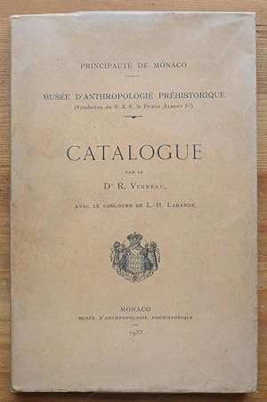 Image du vendeur pour Catalogue du Muse d'Anthropologie Prhistorique de Monaco - 1933 mis en vente par Aberbroc