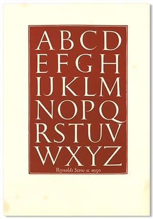 [Original Wood Engraved Alphabet]