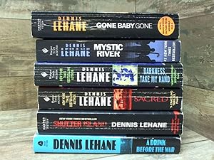 Seller image for 6 Dennis LeHane Suspense (Sacred, Drink Before the War, Shutter Island, Darkness Take My Hand, Gone Baby Gone, Mystic River) for sale by Archives Books inc.