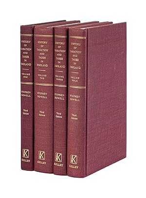 Bild des Verkufers fr A History of Taxation and Taxes in England. 4 Vols. Complete set zum Verkauf von The Lawbook Exchange, Ltd., ABAA  ILAB