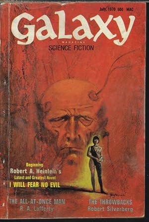 Immagine del venditore per GALAXY Science Fiction: July 1970 ("I Will Fear No Evil") venduto da Books from the Crypt