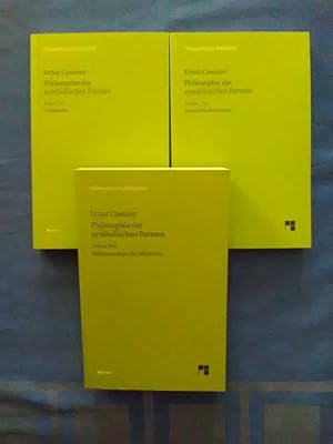 Immagine del venditore per Philosophie der symbolischen Formen. Band 1-3 (3 Bnde). Band1: Die Sprache. Band 2: Das mythische Denken. Band 3: Phnomenologie der Erkenntnis. venduto da Antiquariat BehnkeBuch