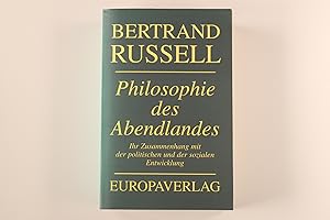 Bild des Verkufers fr PHILOSOPHIE DES ABENDLANDES. Das berhmte Standardwerk des Nobelpreistrgers fr Literatur zum Verkauf von INFINIBU KG