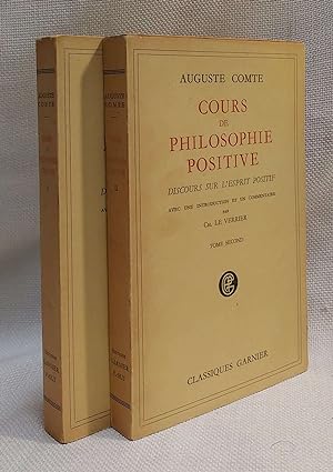 Seller image for Cours de Philosophie Positive Discours sur L'Espirit Positif [Tome Premier, Tome Second] for sale by Book House in Dinkytown, IOBA
