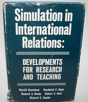 Imagen del vendedor de Simulation in International Relations: Developments for Research and Teaching a la venta por Easy Chair Books