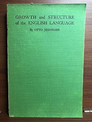 Seller image for Growth and Structure of the English Language for sale by Rosario Beach Rare Books