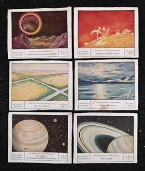 Imagen del vendedor de 6 Bilder, komplette Serie: Ein Flug durch den Weltraum, 123. Folge. a la venta por ANTIQUARIAT Franke BRUDDENBOOKS