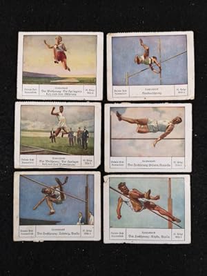 Imagen del vendedor de 6 Bilder, komplette Serie: Leichtathletik, 97. Folge. a la venta por ANTIQUARIAT Franke BRUDDENBOOKS