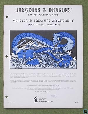 Seller image for Monster & Treasure Assortment: Set One-Three: Levels One-Nine (Dungeons Dragons) for sale by Wayne's Books