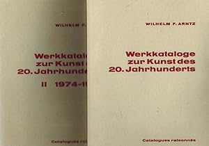 Bild des Verkufers fr Werkkataloge zur Kunst des 20. Jahrhunderts. Catalogues raisonns. 2 Bde. Bd 1: Verzeichnis der seit 1945 erschienen Werkkataloge. Bd 2: Verzeichnis der von 1975 - 1983 Werkkataloge. zum Verkauf von Rhnantiquariat GmbH