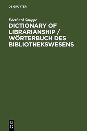 Dictionary of librarianship : including a selection from the terminology of information science, ...