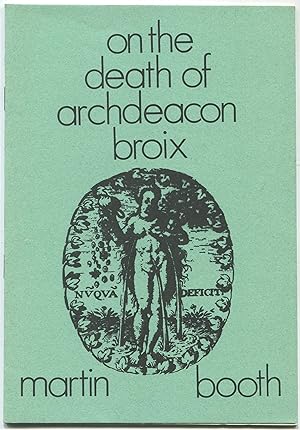 Seller image for On the Death of Archdeacon Broix for sale by Between the Covers-Rare Books, Inc. ABAA