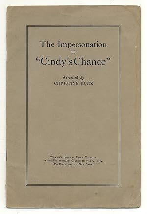 Bild des Verkufers fr The Impersonation of "Cindy's Chance" zum Verkauf von Between the Covers-Rare Books, Inc. ABAA