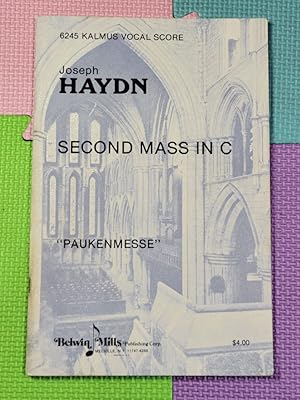 Joseph Haydn: Second Mass In C (Paukenmesse Vocal Score)