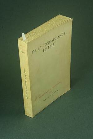 Seller image for De la connaissance de Dieu. for sale by Steven Wolfe Books